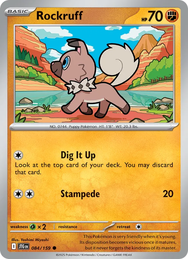 Rockruff Journey Together 084/159