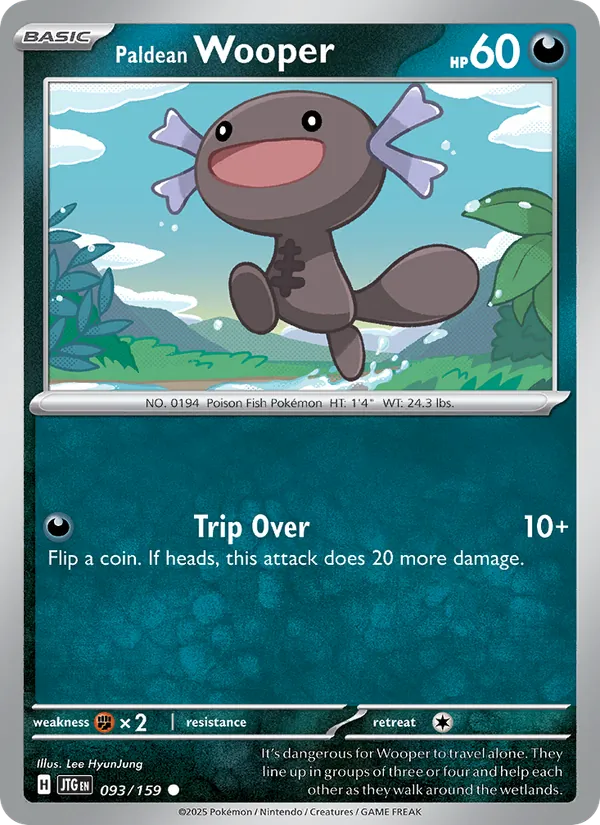 Paldean Wooper Journey Together 093/159