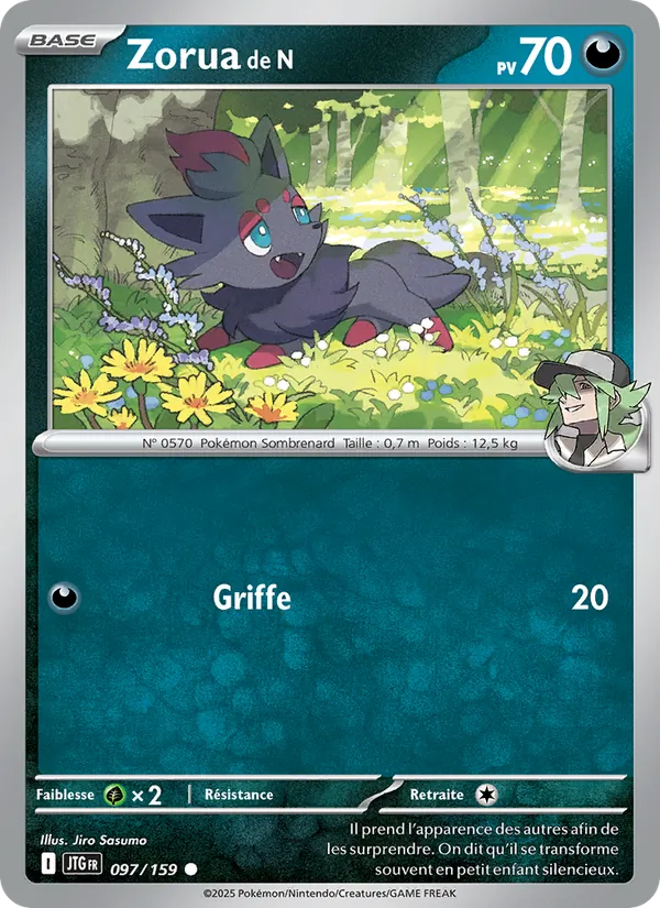 Zorua de N Aventures Ensemble 097/159