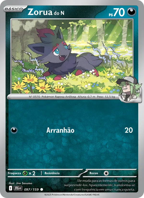Zorua do N Amigos de Jornada 097/159