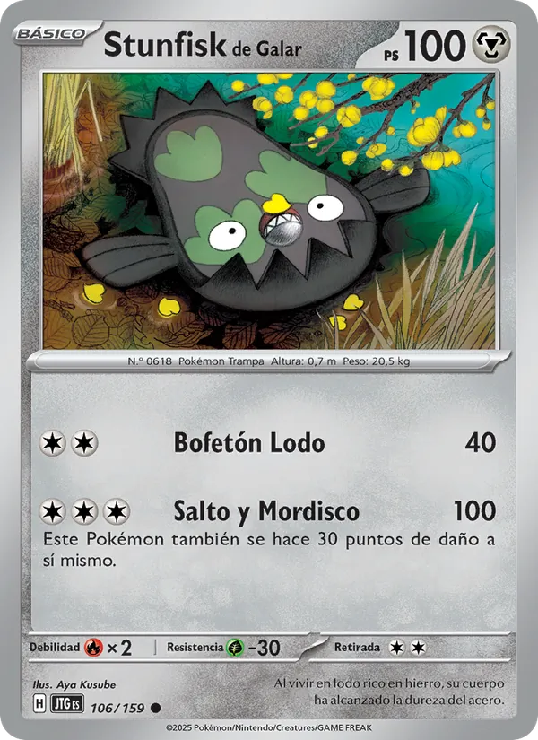 Stunfisk de Galar Juntos de Aventuras 106/159