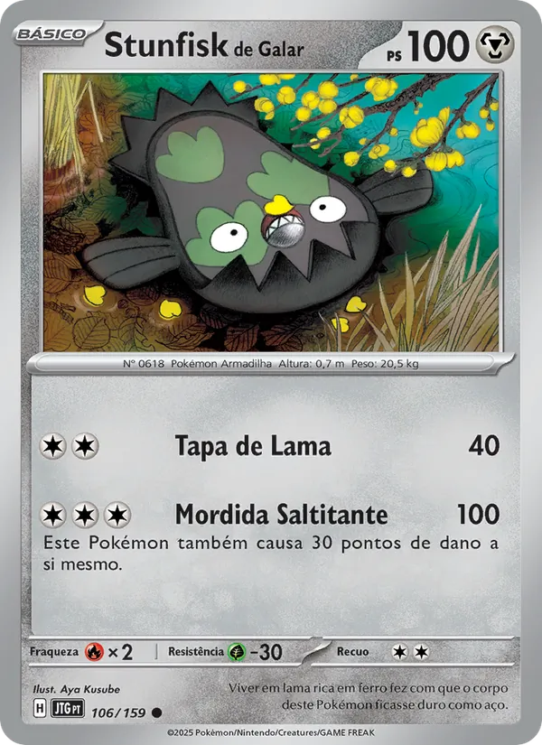 Stunfisk de Galar Amigos de Jornada 106/159