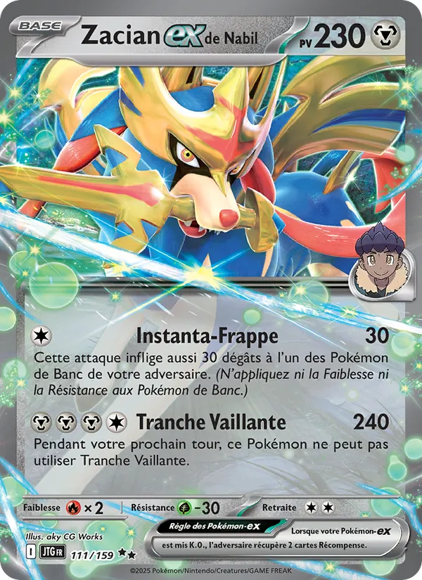 Zacian-ex de Nabil Aventures Ensemble 111/159