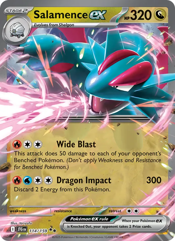 Salamence ex Journey Together 114/159