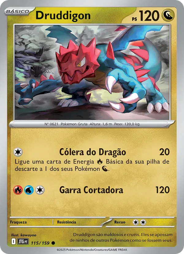 Druddigon Amigos de Jornada 115/159