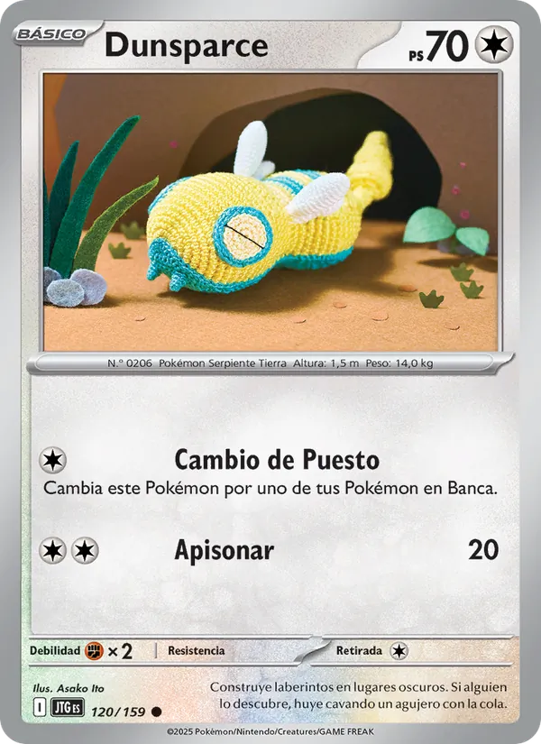 Dunsparce Juntos de Aventuras 120/159