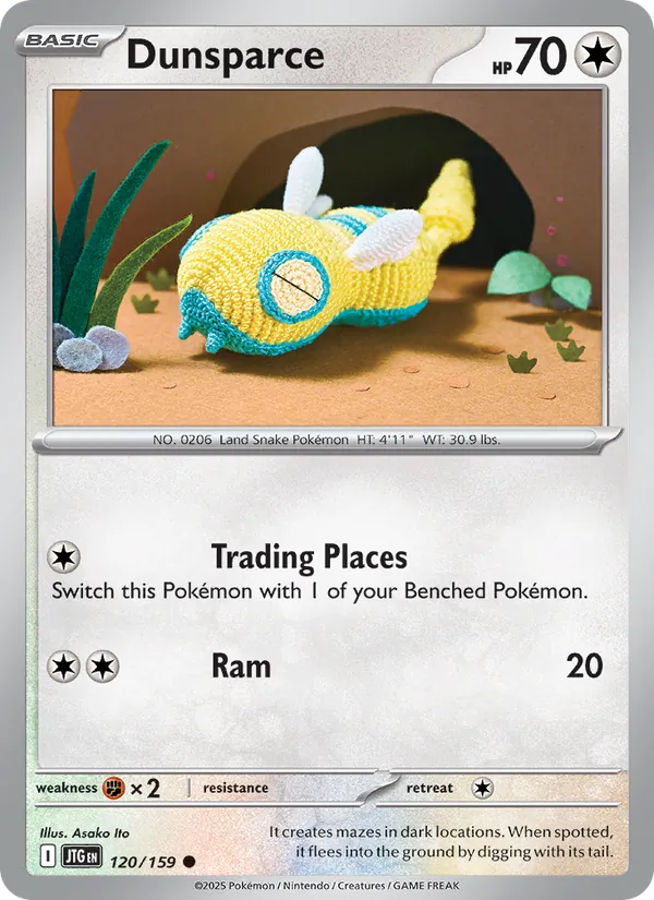 Dunsparce Amigos de Jornada 120/159