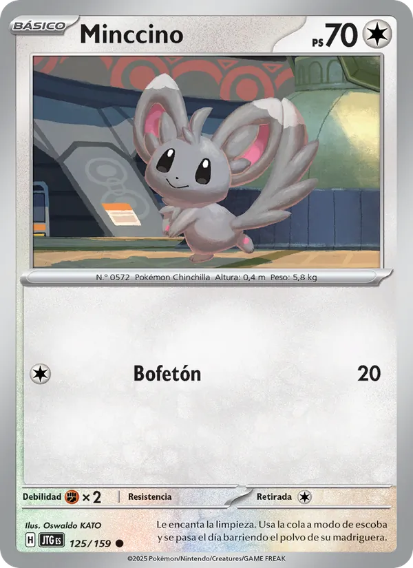 Minccino Juntos de Aventuras 125/159