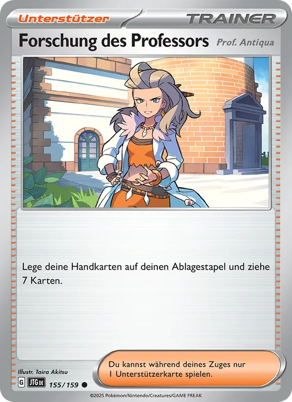 Forschung des Professors Reisegefährten 155/159