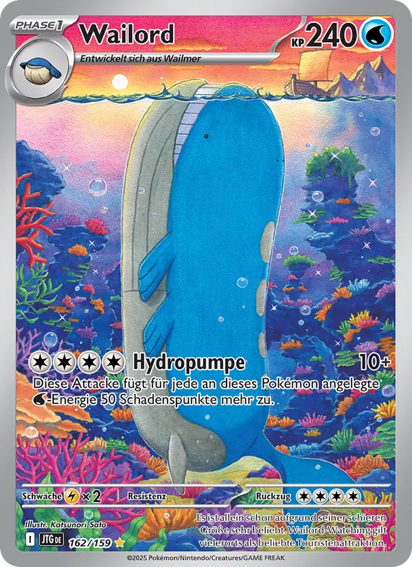 Wailord Reisegefährten 162/159