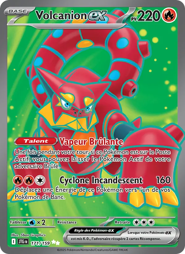 Volcanion-ex Aventures Ensemble 171/159