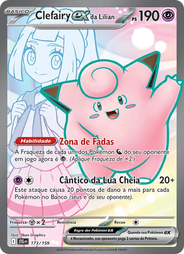 Clefairy ex da Lílian Amigos de Jornada 173/159