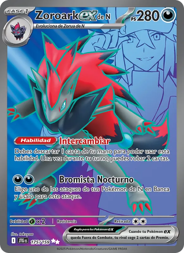Zoroark ex de N Juntos de Aventuras 175/159