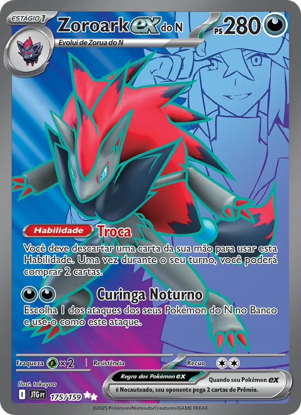 Zoroark ex do N Amigos de Jornada 175/159