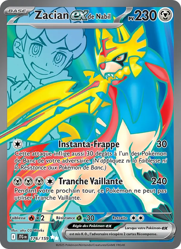 Zacian-ex de Nabil Aventures Ensemble 176/159