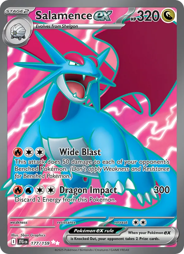 Salamence ex Journey Together 177/159