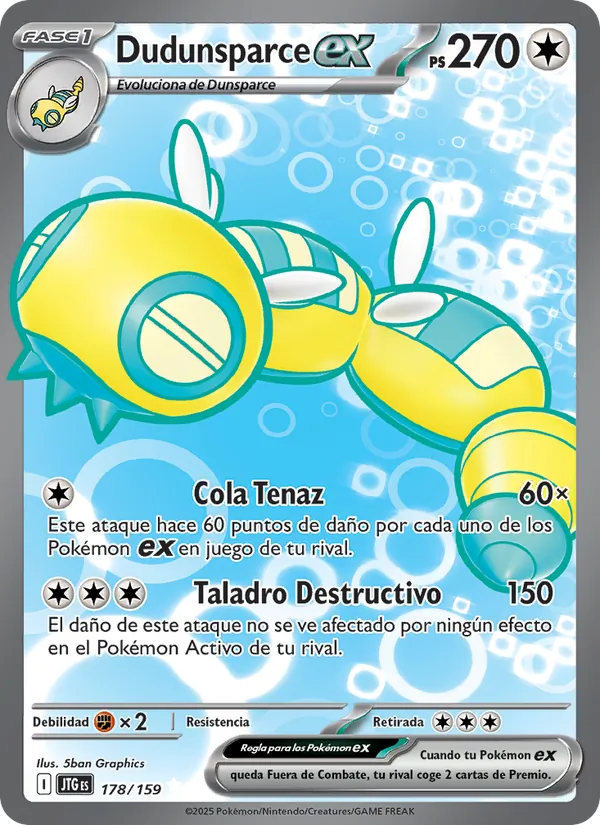 Dudunsparce ex Juntos de Aventuras 178/159