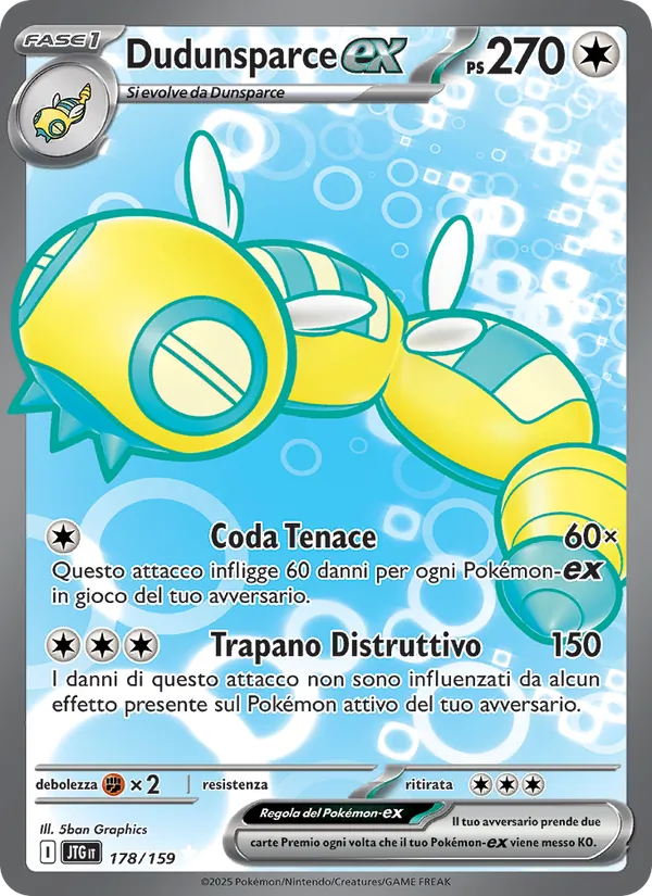 Dudunsparce-ex Avventure Insieme 178/159