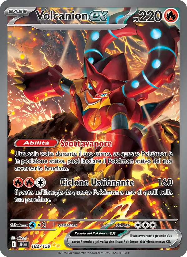 Volcanion-ex Avventure Insieme 182/159