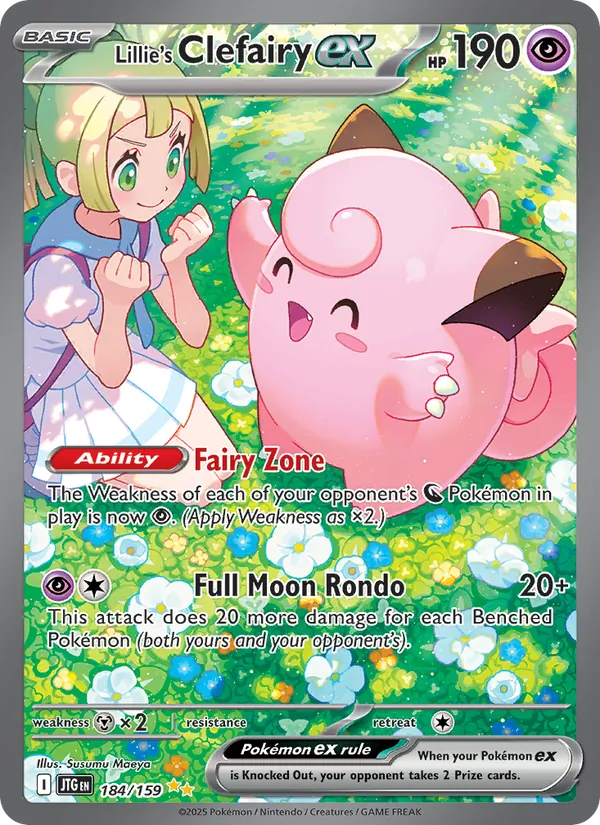 Lillie's Clefairy ex Journey Together 184/159