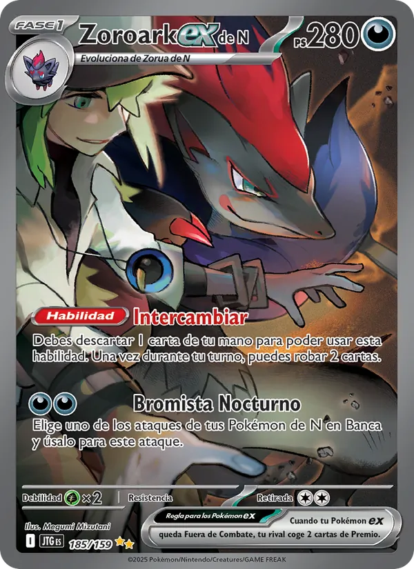 Zoroark ex de N Juntos de Aventuras 185/159