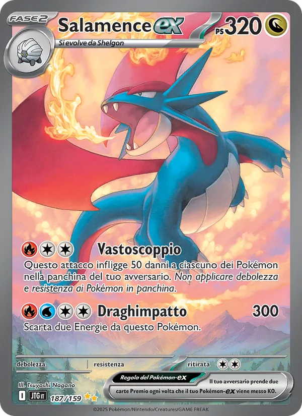 Salamence-ex Avventure Insieme 187/159