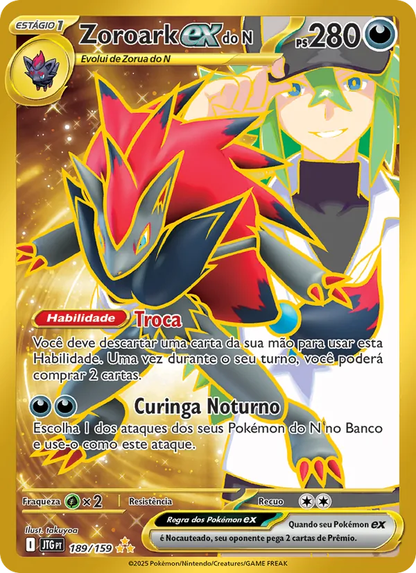 Zoroark ex do N Amigos de Jornada 189/159