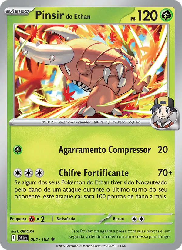 Pinsir do Ethan Rivais Predestinados 001/182