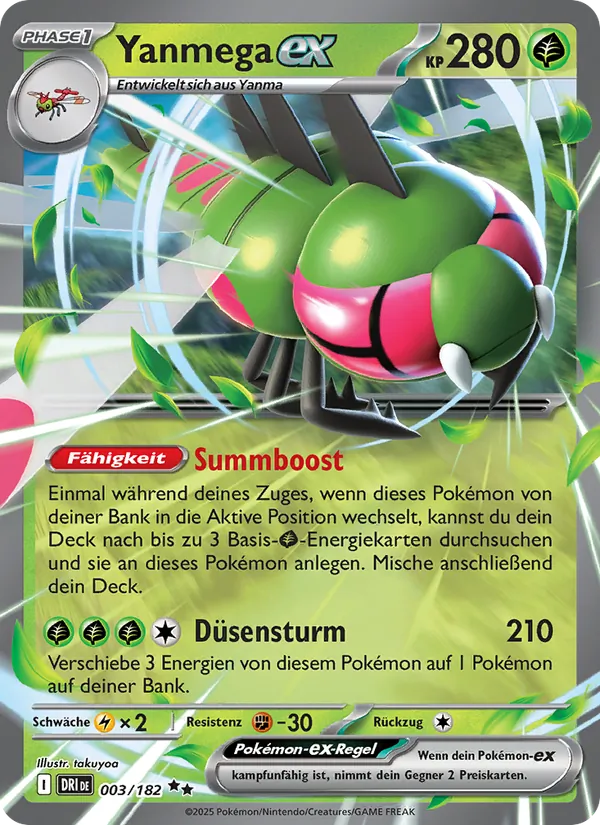 Yanmega-ex Ewige Rivalen 003/182