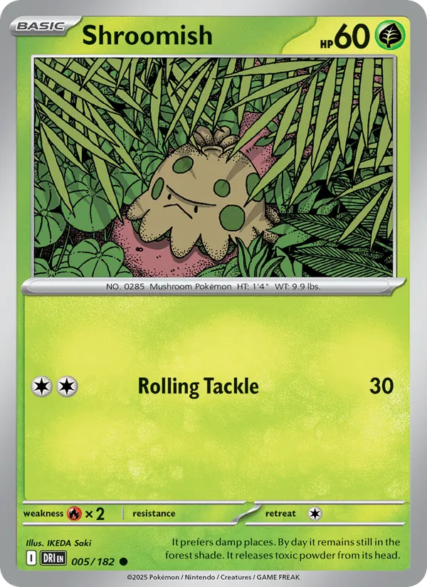 Shroomish Destined Rivals 005/182