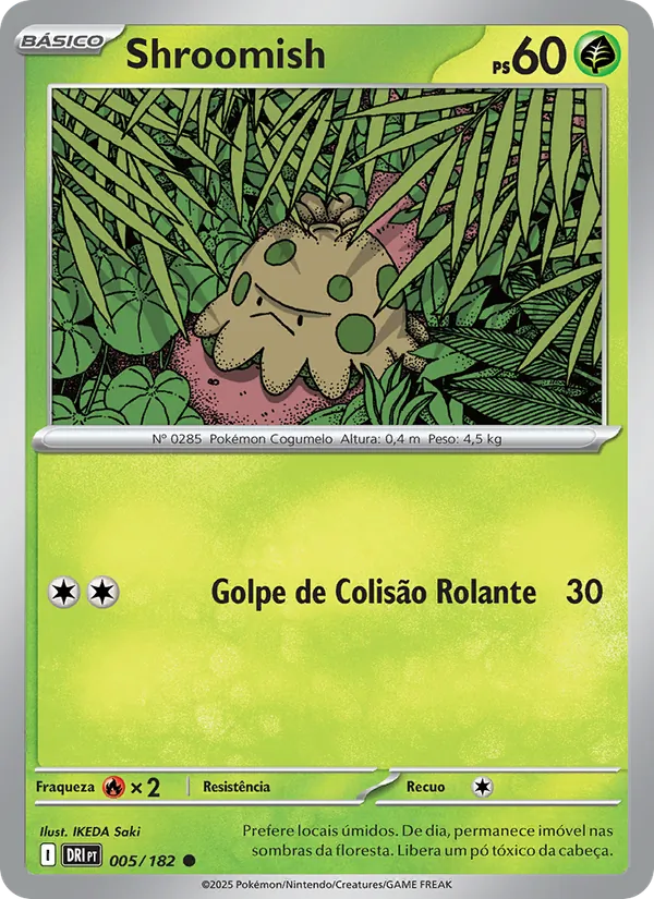 Shroomish Rivais Predestinados 005/182