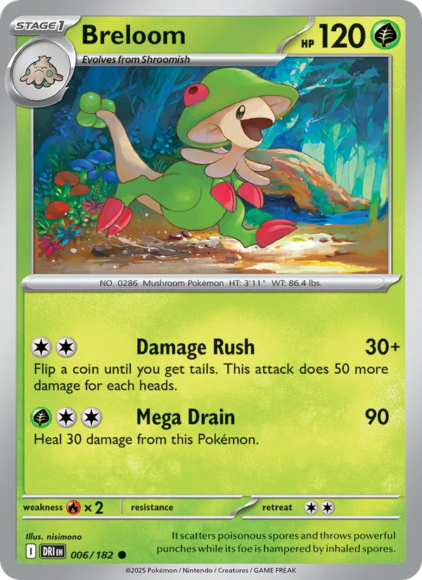 Breloom Destined Rivals 006/182