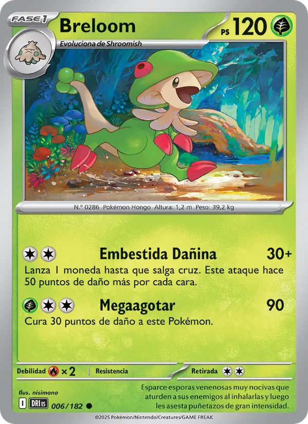 Breloom Rivales Predestinados 006/182