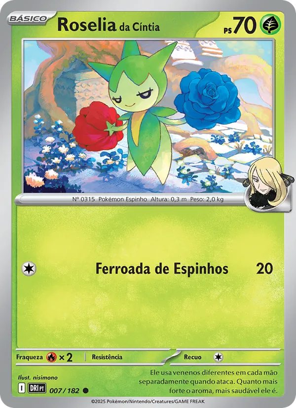 Roselia da Cíntia Rivais Predestinados 007/182