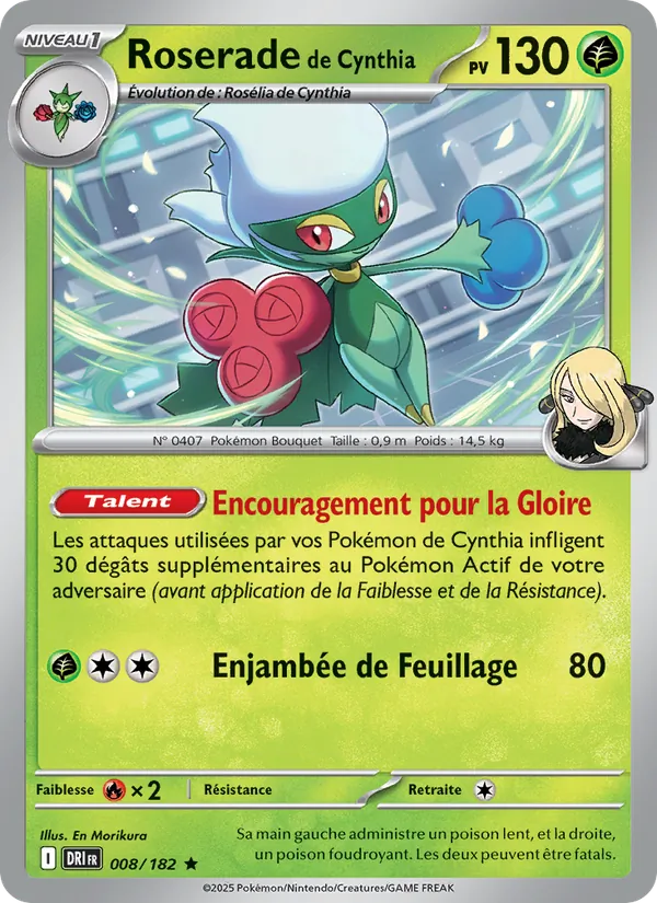 Roserade de Cynthia Rivalités Destinées 008/182