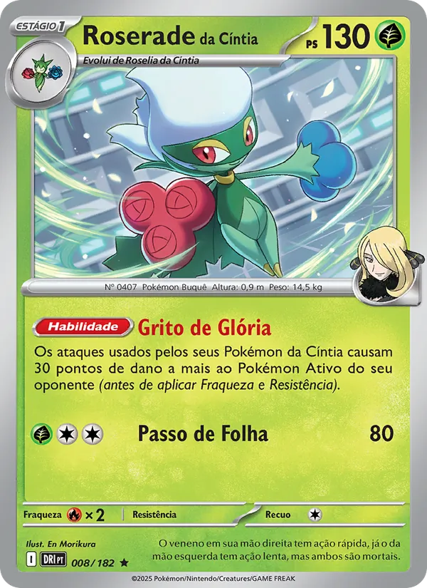 Roserade da Cíntia Rivais Predestinados 008/182