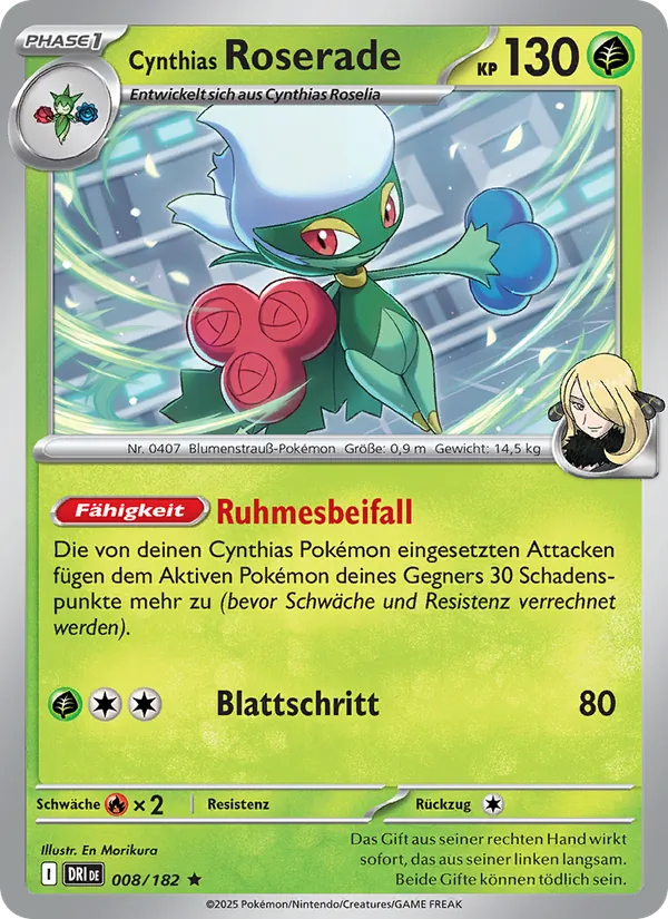 Cynthias Roserade Ewige Rivalen 008/182
