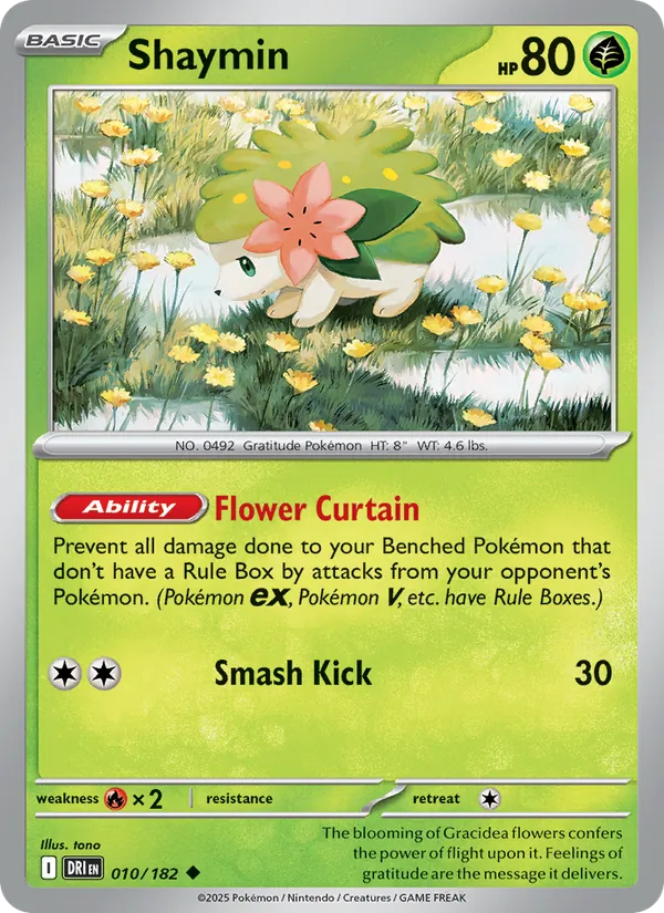 Shaymin Destined Rivals 010/182