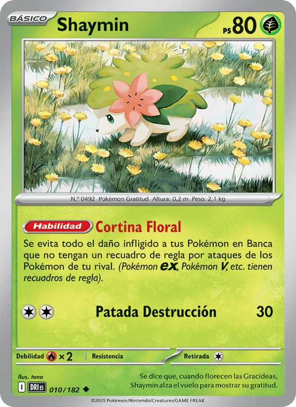 Shaymin Rivales Predestinados 010/182