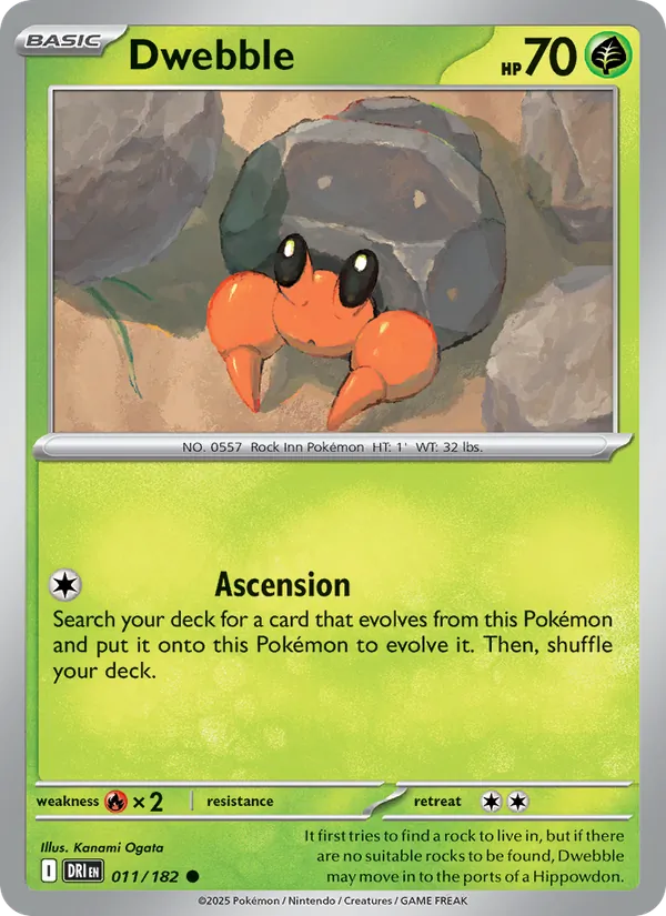 Dwebble Destined Rivals 011/182