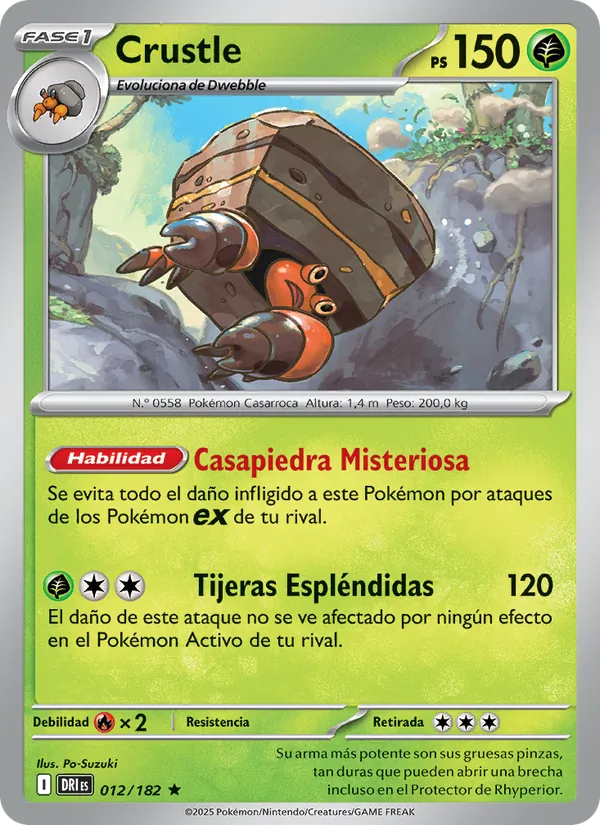 Crustle Rivales Predestinados 012/182