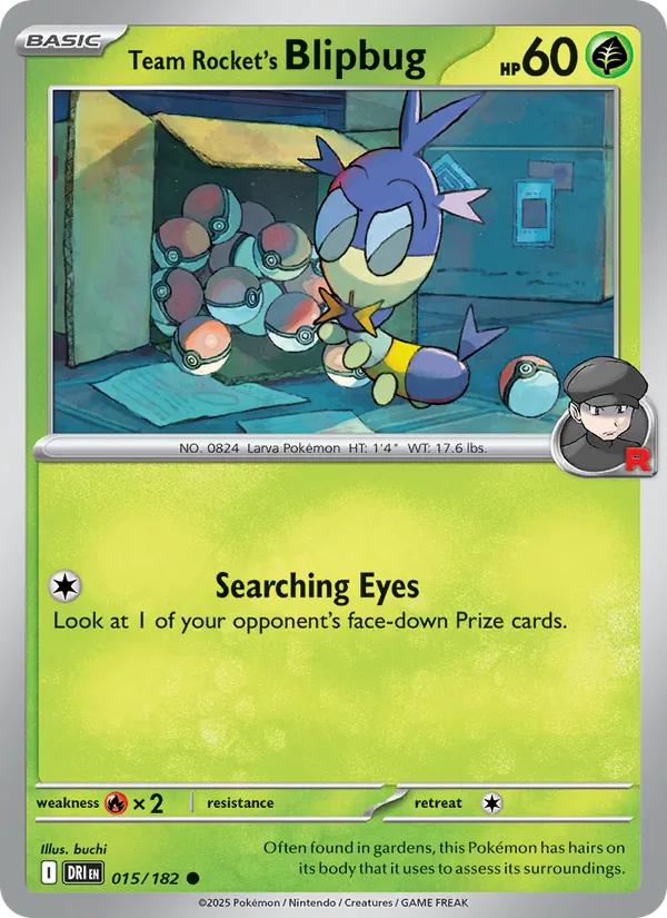 Team Rocket's Blipbug Destined Rivals 015/182