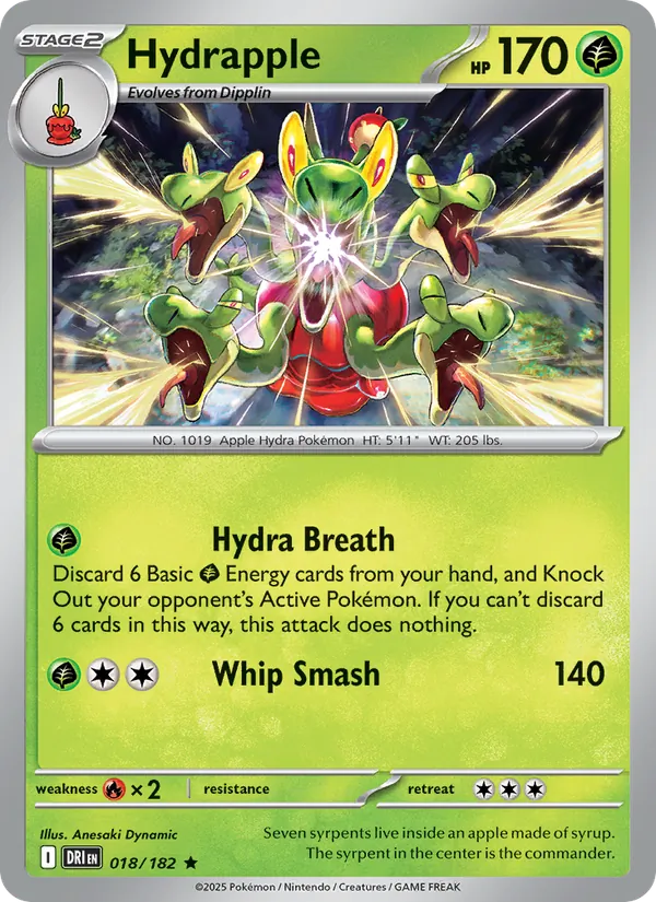 Hydrapple Destined Rivals 018/182