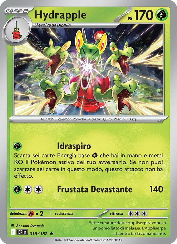 Hydrapple Rivali Predestinati 018/182