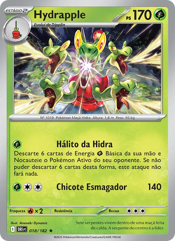 Hydrapple Rivais Predestinados 018/182