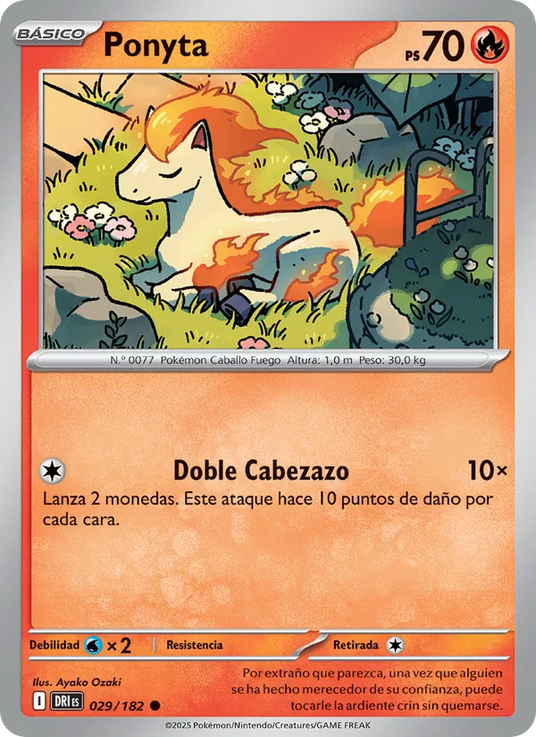 Ponyta Rivales Predestinados 029/182