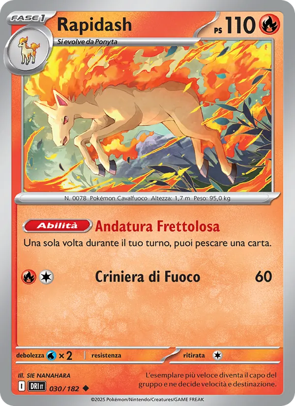 Rapidash Rivali Predestinati 030/182