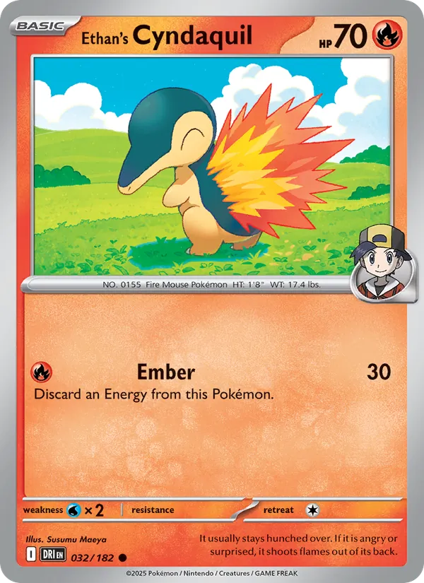 Ethan's Cyndaquil Destined Rivals 032/182