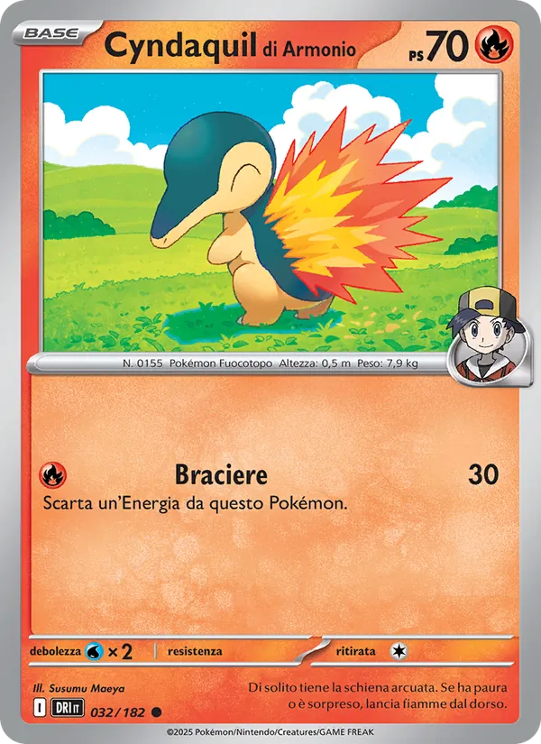 Cyndaquil di Armonio Rivali Predestinati 032/182