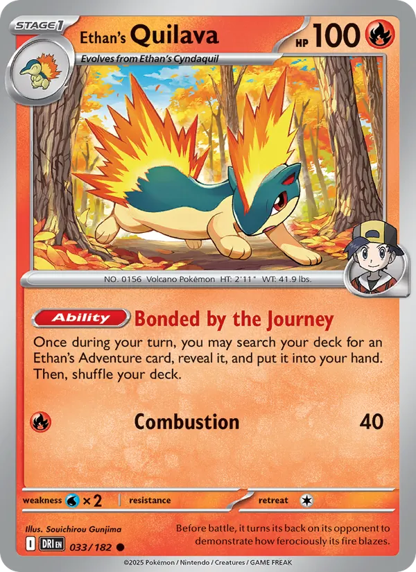 Ethan's Quilava Destined Rivals 033/182